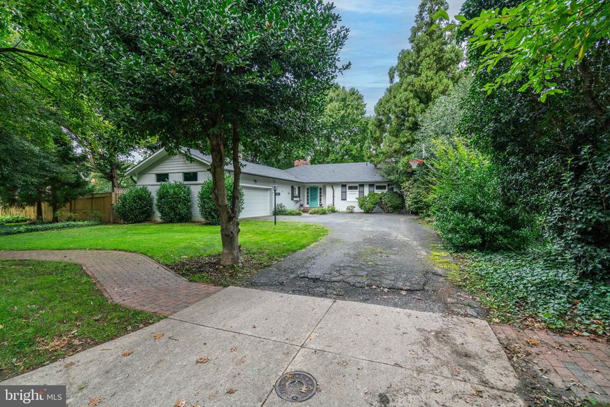 Ideally located on one of Chevy Chase Village's most desirable streets, this property offers an exceptional opportunity to create the home of your dreams in a highly sought-after neighborhood. Set on an expansive nearly quarter-acre lot, the existing structure is ready for a complete transformation. The house is perfect for those looking to renovate, expand, or build a brand-new custom home. Enjoy the charm, tree-lined streets, and the prestige of Chevy Chase Village, with easy access to top-rated schools, parks, and local restaurants and shops. Don’t miss this rare opportunity to own a piece of prime real estate and create a home that’s perfectly suited to your lifestyle.