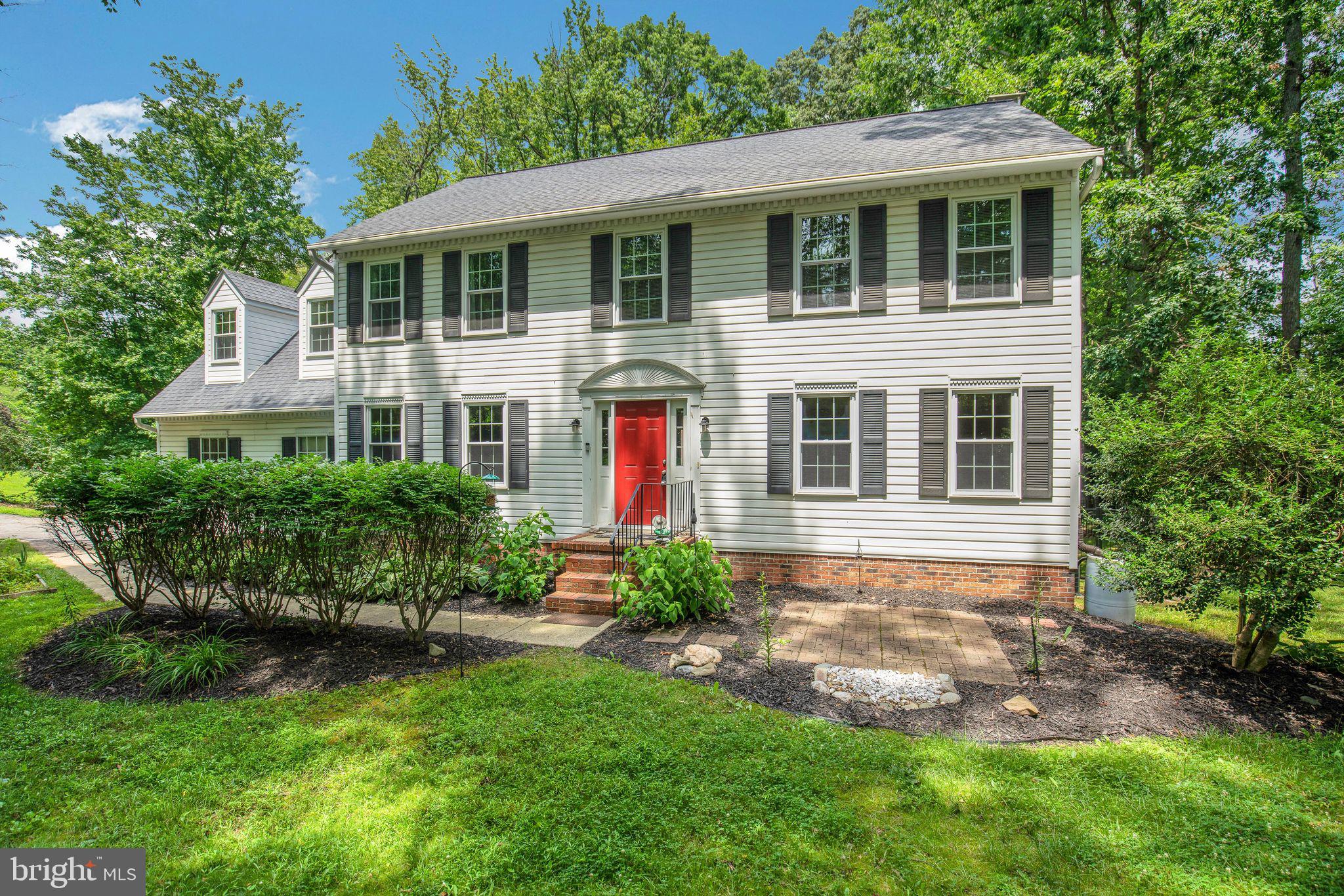 Welcome to this stately Colonial residence nestled on a beautifully landscaped 2.26-acre corner lot in the established and desirable community of Victoria Station. Conveniently located in Owings, this impressive home offers the perfect balance of classic charm and modern functionality—ideal for today’s lifestyle. Boasting 5 bedrooms and 3.5 baths, this home features a thoughtfully designed layout. The formal living room, which easily doubles as a private office, and the formal dining room provide refined spaces for entertaining or remote work. At the heart of the home, you'll find a well-appointed kitchen with granite countertops, seamlessly connected to a cozy great room with a gas fireplace—perfect for relaxed evenings at home. Step out from the kitchen onto a maintenance-free deck, complete with a charming gazebo, where you can enjoy the peaceful views of the expansive, fully wrought-iron fenced rear yard. Upstairs, the primary suite offers a true retreat with a large walk-in closet. The primary bathroom features a tiled, stand-alone shower. Four additional bedrooms complete the upper level, including a bedroom directly off the primary bedroom that can also be used as an office, nursery, or dressing room. The finished lower level adds exceptional living space with a recreation room, kitchenette, and walk-out access to the backyard, filling the space with natural light and endless possibilities for guests, hobbies, or multi-generational living. This home combines privacy, elegance, and functionality—all just minutes from local conveniences, commuter routes, and top-rated schools. Come discover the lifestyle you've been dreaming of in Victoria Station.