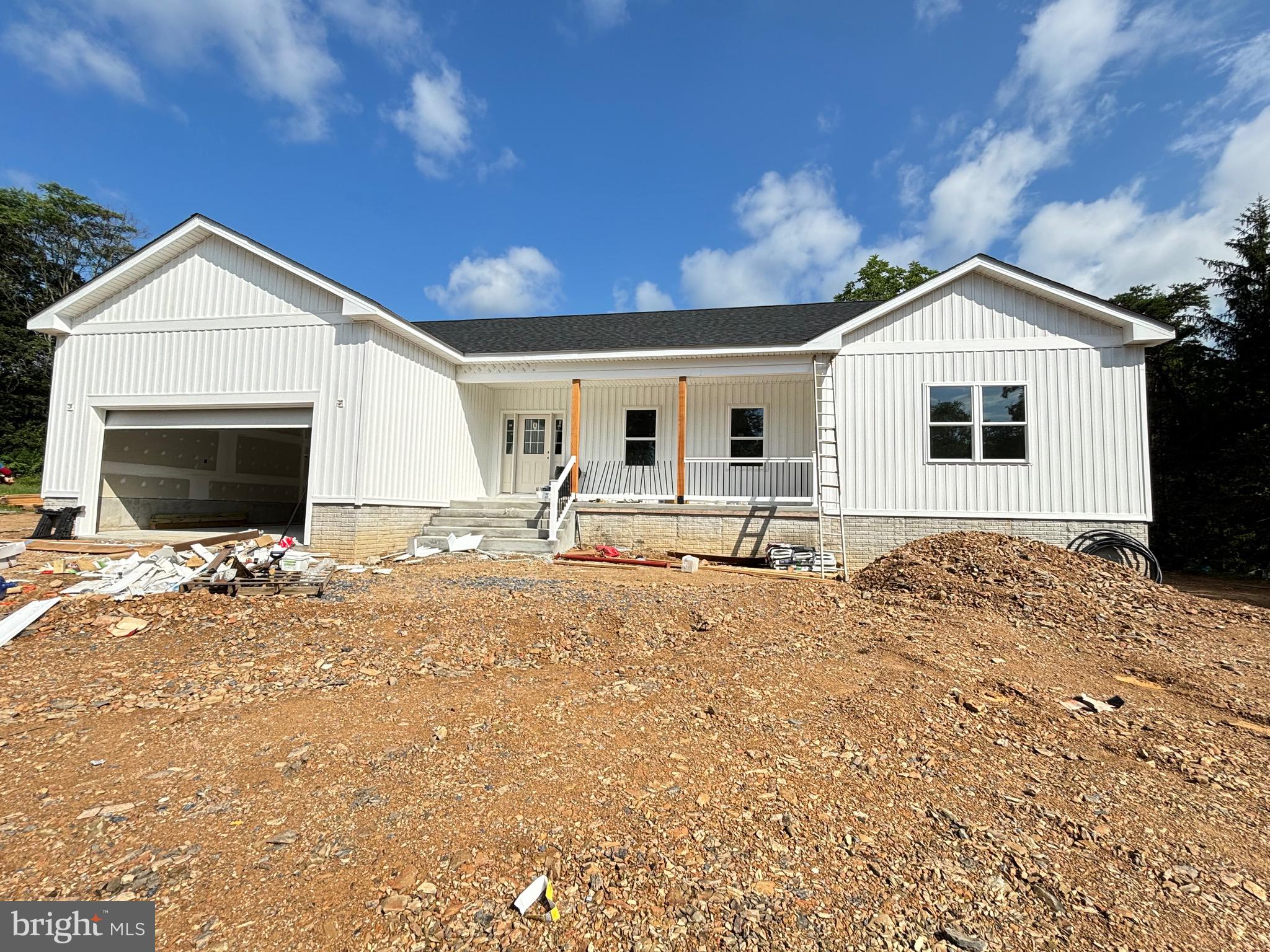 New construction with an August 2025 delivery! No HOA hassle and fully unrestricted so bring the chickens! This open concept 3 bed 2 bath home will feature a walk out basement and stone water table on the front. Some standard options are granite countertops, stainless appliance package, LVP flooring. Upgrades welcome, get in while you can to make it your own! 1.73 acre lot sits super nice and private!