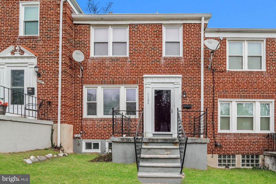 Nestled in Gwynn Oak, on a tree-lined street bathed in sunlight, 1133 Newfield Road beckons you home. This spacious 4-bedroom, 2-bathroom townhouse promises comfort and convenience, perfectly poised for vibrant city living with a touch of peaceful serenity.

Step through the inviting entryway and into a sun-drenched living area, ready for laughter and shared moments. Gleaming hardwood floors flow throughout, uniting the space and providing a canvas for your personal design touches. The well-equipped kitchen, boasting ample cabinet space and modern appliances, invites culinary creativity. Imagine whipping up delicious meals and gathering around the cozy dining area for meaningful conversations that linger long after the last bite.

Retreat to the haven of your private primary suite, a sanctuary offering peace and rejuvenation after a busy day. Its generous size allows for a king-sized bed and the perfect reading nook, bathed in the warm glow of natural light. Three additional bedrooms, each brimming with potential, are ready to become havens for sleep, study, or creative pursuits. Two updated bathrooms provide convenience and comfort for everyone.