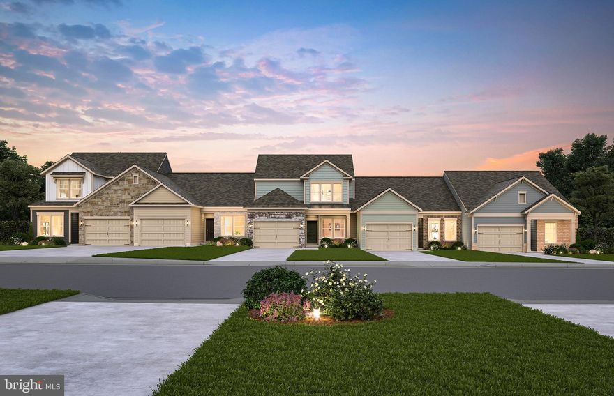 The Bayley floor plan at Montebello, a 55+ gated Del Webb community, has everything you need conveniently located on the main living level. This over 2,000  square foot, villa home features 3 bedrooms and 3 bathrooms, and the second floor loft.  The kitchen opens to the café and a gathering room with  the outdoor Patio making entertaining guests a breeze.  Turn the flex space into a home office or gym! The options are endless in this new construction home. You will have numerous opportunities to stay active with the variety of clubs and amenities at Montebello. The Guilford House will be the social hub of the community and boasts 14,000 square feet of endless opportunities.  Enjoy an outdoor pool with shade cabanas & lounge seating, an indoor pool & spa, social hall with a demonstration kitchen, game room, movement studio, fitness room, craft room, and cards room with a bar area.  Here, you’ll also find the onsite Lifestyle Director who will assist residents in creating a fun & social environment at Montebello!  New friends and new passions await you in this 55+ community.