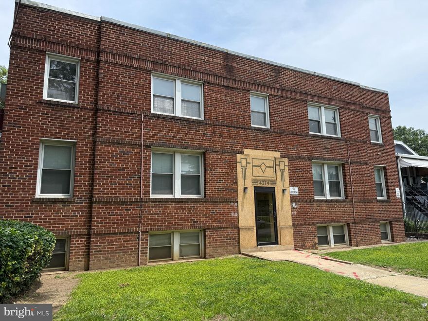 Fully vacant 18 unit building less than 1/4 mile away from the Benning Rd metro station. Gross SF including the basement is approximately 17,000. The building is fully detached on all sides with numerous windows. Currently all units are 1 bedroom / 1 bath but they can be reconfigured or combined to meet market demand. There is also room to add units in the basement. Current owner has started some work in the building but this is a value-add opportunity in as-is condition.