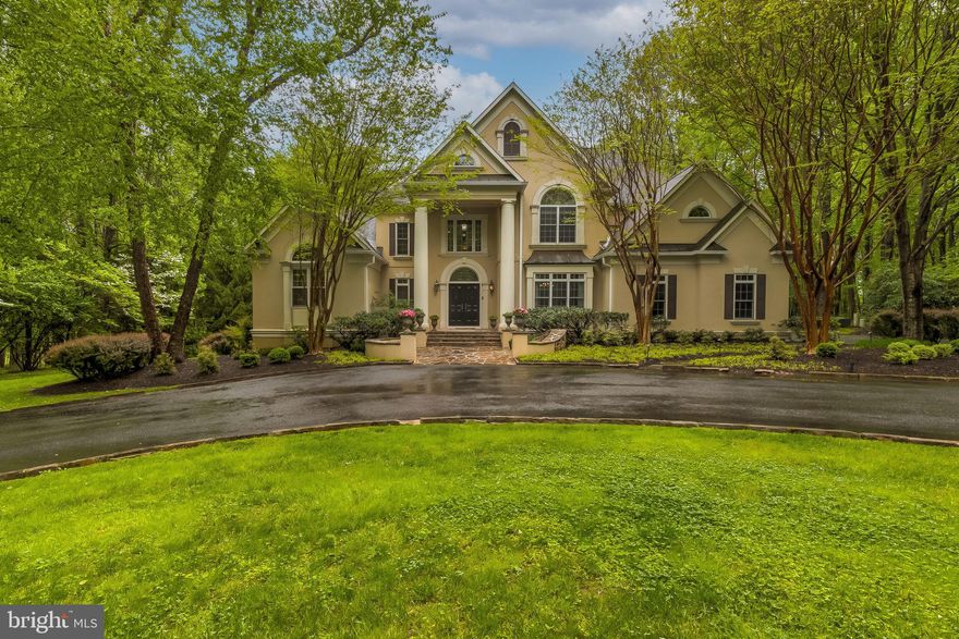 Custom Built Home by J Paul Builders in Greenspring Valley! Open Floor plan with an updated kitchen with quartz countertops and backsplash. Unbelievable attention to detail w natural light throughout the house. First Floor Master Suite . Private2 + acre lot feels like a retreat w custom stone patio!