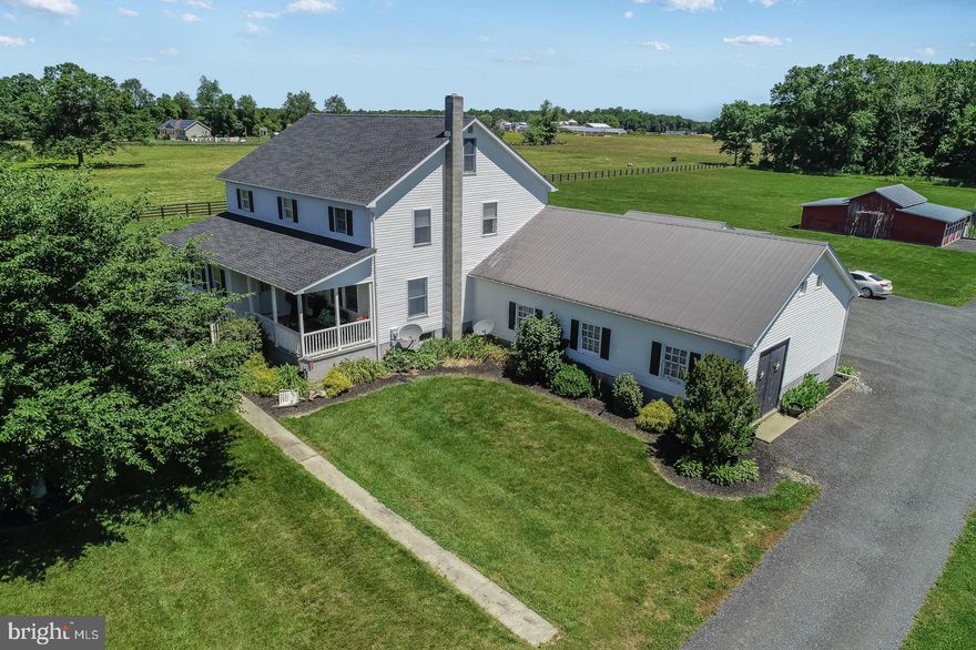 Welcome to this unique country farm.  Five Bedroom and two bath custom home has many features including gourmet kitchen, spacious laundry room, main floor bedroom, full basement, front porch, rear deck and patio with hot tub. Hot water, heat and air conditioning provided by geo-thermal.  Property also includes large pole barn, a stable with equipment storage, and an entertainment building with covered patio. This property had recently operated as a wedding venue using the large pole barn as the reception hall. Half of the property is cleared, and provides a balance of good grazing ground combined with excellent hunting within the natural wooded perimeter. Home is nestled among several operating farms and provides an excellent country feel, yet only a short driving distance to Fairhill, University of Delaware, and the city of Wilmington. Call for any additional information or questions.