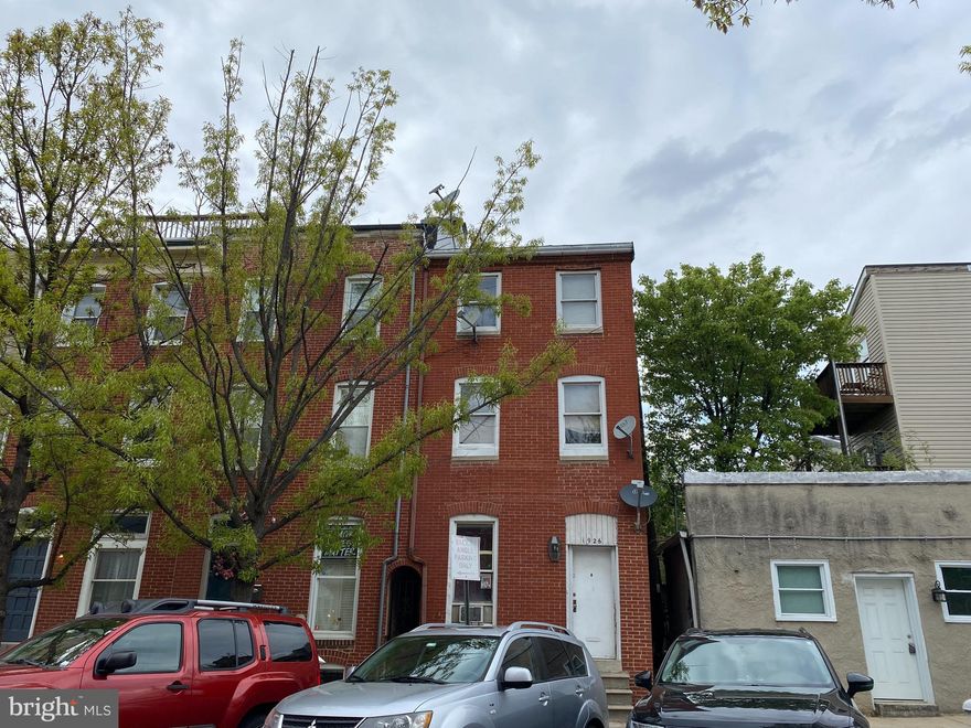 They say the three most important things in real estate are location, location and well.. location. This multi family town home definitely checks all the marks with its ideal location for an easy commute to work, a high concentration of restaurants, shopping, the nearby Patterson Park, Historic Fells Point and various venues in all of Baltimore. Aside from its great location, the home is an income generating property that hosts 3 rental units with long term tenants for a great investment!