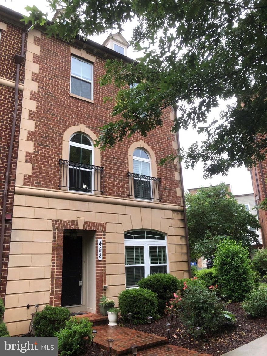 WELCOME TO THIS BEAUTIFUL,  ALL BRICK, END OF GROUP TOWNHOME IN THE DESIRABLE NEIGHBORHOOD OF PARKLANDS!! This home has over 2300 sq.ft. of luxury living in comfort with lots of extra natural light coming in through the side windows!  The main level has an ideal open floor plan with a gourmet kitchen, dining area, family room with access to the deck, and adjoining a lovely living area with powder room.  The kitchen boasts granite counters, dual wall ovens, gas cooktop with a high performance, state of the art Fotile hood range, with exterior venting, touch screen and easily removable, washable parts.  The island and bar seating are ideal for entertaining.  Hardwood floors shine throughout the entire main level.  The upper level has a spacious primary bedroom with sitting area,   and two walk in closets,  an  En Suite bath with soaking tub,  glass enclosed shower and separate toilet.  There are two more bedrooms and a full hallway bathroom.  The lower level has a den/office with private powder room next to the entry foyer,  the laundry  with high end washer/dryer and  access to a two car garage.  Tenants have free acess to the  Community Center with exercise room, large pool and and surrounding deck area to enjoy, as well as tennis court, several  tot lots and paths . It is nestled in a lush green and quiet enclave, but so very close to the Marc train, Metro station, bus stops and Rt. 270, with the Watkins Mill Rd. interchange giving quick access to shopping and restaurants. 
Living in Parklands will be one of the best decisions you make!  Good  credit (750+) a must. NO PETS