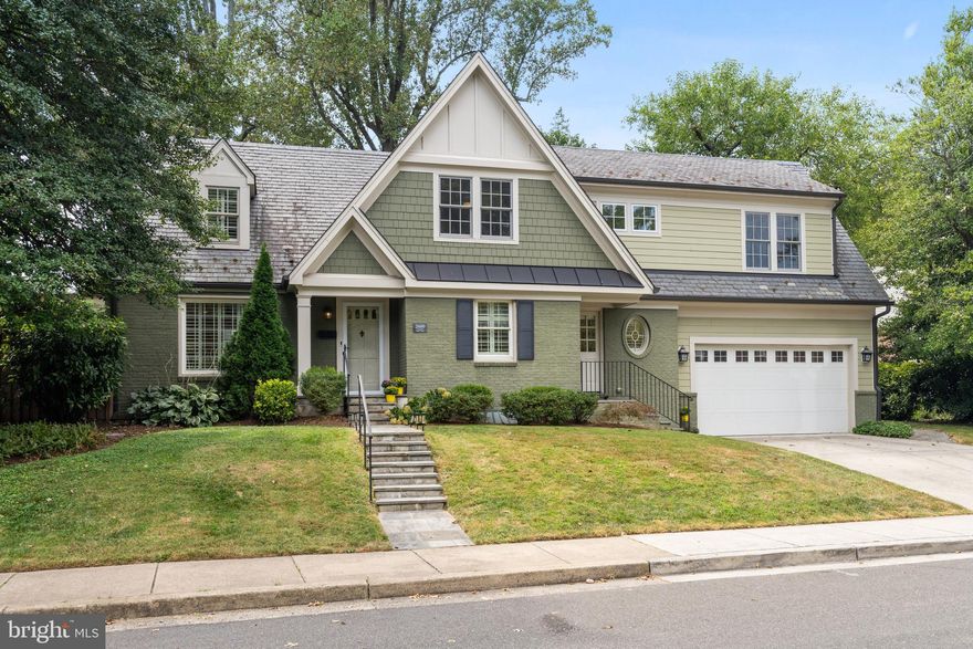 JUST LISTED & OPEN SUNDAY, SEP 10th from 11AM to 1PM! Located in the sought-after Country Club neighborhood, and just 4 blocks from Yorktown High School, this gorgeous 5-bedroom, 4.5 bath Cape Cod home has been expanded to over 4,000 sf of living space on 3 finished levels and is complete with an attached 2-car garage. Situated on a .18 acre corner lot with a fully fenced backyard, 2600 N Florida offers the perfect blend of classic Arlington charm combined with modern living throughout. Gleaming hardwood floors graciously connect the foyer to an adjacent front dining room with crown molding and an opposite formal living room that is highlighted by recessed lights, fireplace, and a screened porch. A renovated kitchen boasts beautiful white quartz countertops and backsplash, warm wood cabinets, updated stainless steel appliances including a gas range, under-cabinet lighting, and a separate wine fridge. An expansive, custom-built breakfast bar with matching quartz countertops overlooks the backyard and provides plenty of space for morning coffee or after-school homework. The spacious and sunny family room includes a wall of windows, recessed lights, custom built-in bookcases, and a gas fireplace. The main level is complete with a powder room and direct access to the attached 2-car garage with space for 2 more vehicles in the driveway. The second floor features a laundry room, reading nook with built-in storage bench, 3 full baths, and 4 generously-sized bedrooms, including a roomy primary suite with 2 walk-in closets and a luxurious bathroom with dual vanities, a spa-like walk-in shower, and a separate soaking tub. The lower level includes an in-law or au pair suite with a full-bath, den/office or wine cellar, and separate, direct access to the backyard.  Outside, an expanded patio with a built-in seating-wall is the perfect setting for outdoor entertaining, while the fully-fenced and landscaped rear and side yards provide ample space for pets or playtime! This well-maintained residence is full of upgrades while conveniently located just 3 blocks from parks, Virginia Hospital Center, Harris Teeter, Safeway, Starbucks, restaurants, shops, and more at the Harrison Shopping Center, plus a quick drive to Ballston + Clarendon, Tysons Corner, Downtown DC, 66 + GW Parkway, and Reagan National Airport. 2600 N Florida is part of the Discovery ES, Williamsburg MS, and Yorktown HS pyramid of Arlington Public Schools.