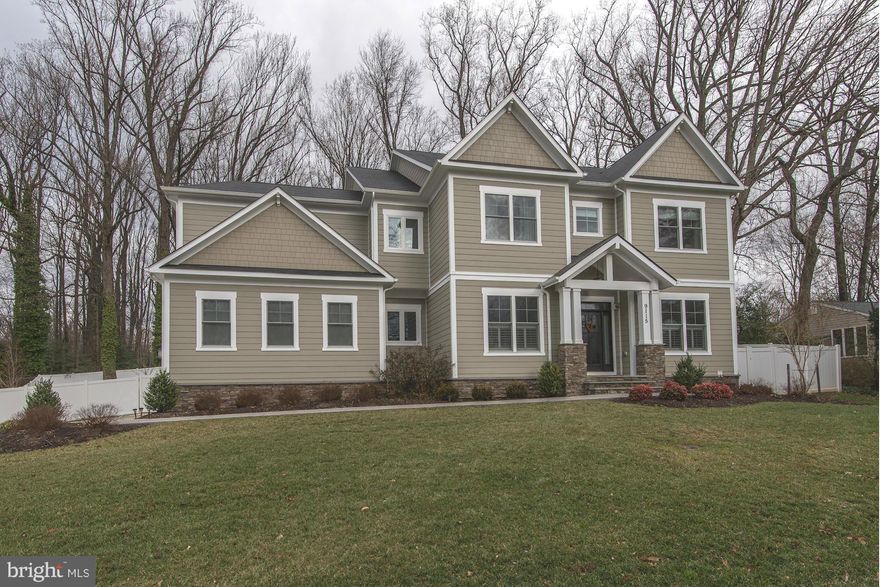 Stunning custom home on .42 acre lot. This is the perfect Vienna home! 2 yrs young craftsman w/5BR, 4.5 BA, 3 car garage. Open concept w/5,058 sq ft. Gourmet KIT, quartz isld, butler's pantry, morning rm. FR w/coffered ceiling & wood burning FP. HW flooring t-out main lvl. MBR suite w/spa MBA & Lux walk-in closet. Deck, fenced yard, patio backs to trees. Fin LL w/rec rm & more! Walk to Metro!