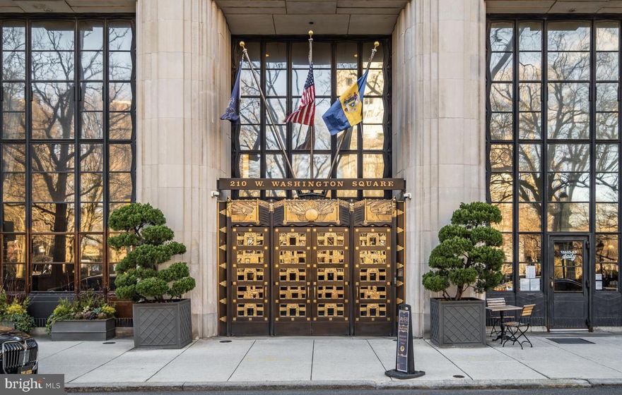 New Listing! A Remarkable Penthouse featuring 3000+Sq. Ft. of Refined Modern Perfection High atop The Ayer Condominium on Historic Washington Square facing the River and the Square. This Three Bedroom with a Large Media Room/4th Bedroom, 3 bath Penthouse in the Sky features Soaring Double Height Ceilings, Great Natural Light, and Dramatic 9 ft. Arched Windows to the South, East, and West providing Incredible Unobstructed Views of Washington Square and the City. The Expanded bulthaup-b3 kitchen system from Germany boasts quartz countertops with Miele and Sub-Zero Appliances. Designed for Entertaining and Relaxation is the Expansive Open Living Room featuring 21 ft. Ceilings, an Open Dining Room, seating 12-16 guests plus an Oversized South Facing Terrace.  Highlighting Magnificent City Skyline Views to the South and the Square and Bridge Views to the East is a Sunny and Private Bedroom with a Beautiful en-suite Stone Bathroom. Additionally, on the main level is a Spacious Media Room/4th Bedroom. Retreat to the Luxurious Primary Bedroom Suite featuring a Fireplace, Custom Built-Ins, and a very large walk-In closet. The Gorgeous Primary Marble Bath has an Oversized Glass Enclosed Shower, Floating Custom Cabinetry, Duravit Double Vanity, and Dornbracht fixtures. Completing the home is a Bright South Facing 3rd Large Bedroom with its own en-suite stone bath. Enjoy Five Star Amenities at The Ayer: Fitness Room, a Common Terrace, Hotel Style Concierge Service, a Chauffeur Driven New Hybrid 7 series-BMW, and an on-site Garage Parking Space is included with electric charging capabilities. (Parking is included in the condo fees).