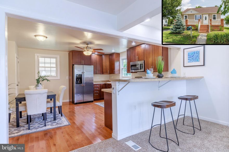 BEAUTIFULLY MAINTAINED RANCHER WITH WATER VIEWS! This waterview beauty is nestled in the Lynch Point Community and is right across from the community waterfront playground and park area, all with no HOA! Enter into a light filled living area and head into your large updated eat-in kitchen with updated cabinets and stainless steel appliances.  Off of the living area are two generous sized bedrooms and a full updated bathroom. The basement is partially finished for additional living space and has a half bathroom.  Enjoy the beautifully landscaped outdoors with a large flat backyard and waterfront views right from your front porch! New flooring and paint throughout along with the level of detail that this home has been cared for make this home ready to move right into. Property is vacant and easy to show - schedule your appointment today! MULTIPLE OFFERS! HIGHEST AND BEST DUE BY NOON FRIDAY 7/31/20!