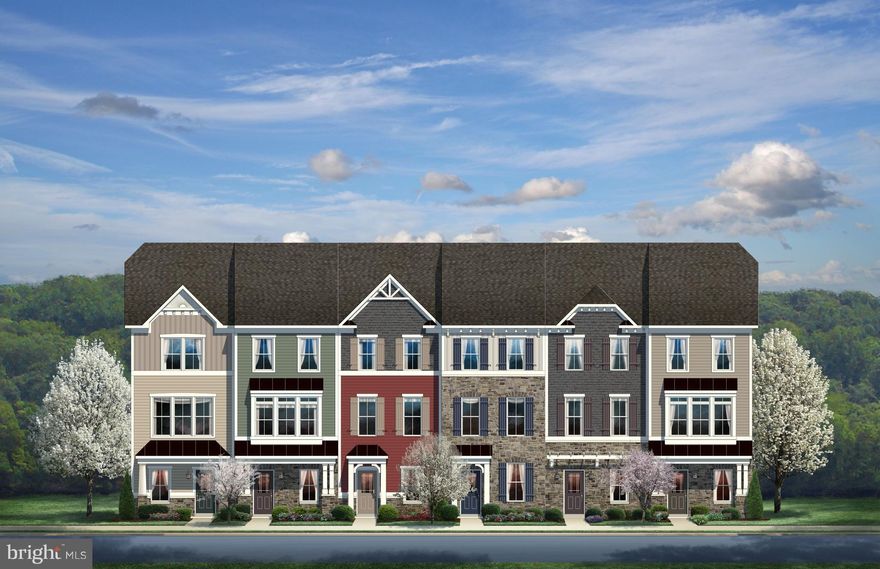 The To be built  Hepburn at Creekside Village has 3 BR, 3 FULL baths w/ 9  ceiling on all 3 levels. Huge Finished Rec Room, Open main level, high end kitchen includes granite, island, stainless steel, custom cabinetry and more!  l Closing costs  paid  up to 15K using NVR Mortgage , Community is rich in  amenities incl. pool, 24/7 gym, dog parks, clubhouse.  Images representative only.