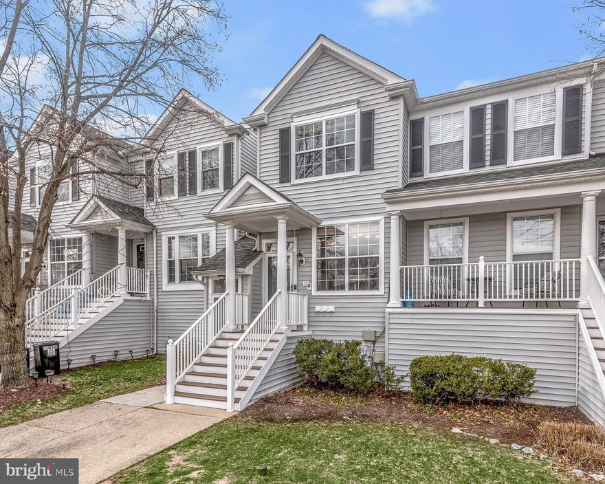 This charming two level, Cedar Grove at Crofton townhome is ideally situated within view of and just a short walk to the community pool and clubhouse, and also conveniently located in the heart of Crofton’s local shopping and restaurant scenes.  Stepping inside, you’ll find a comfortable and well designed floor plan with an influx of natural light through the double window in the breakfast nook and window/sliding glass doors in living room.  There are hardwood floors throughout the main level.  The kitchen boasts a breakfast bar with overhang for stool seating, the living area a cozy wood burning fireplace and sliding glass doors leading to a backyard deck overlooking an expansive open space area, amongst a backdrop of mature trees.  Upstairs, you'll find an owner’s suite in the rear with vaulted ceilings, accent wall, and tastefully en-suite remodeled full bath.  There’s an additional second spacious bedroom also with a full bath and upper level laundry closet.  Easy access to Rts. 50, 97, 32, along with the Waugh Chapel Towne Centre."