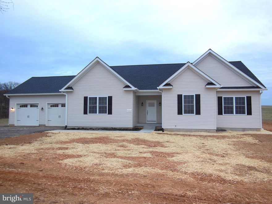 Custom 4 bdrm 3.5 bath Rancher built by Bella Homes Design & Build, Inc. Located on 1.14 acres, this gorgeous home has a  2 car attached garage, finished basement, open kitchen & living rm, engineered hardwood floor, vaulted ceiling, master bed & bath, tray ceiling, quartz & granite counter tops, recessed lights, large LL family rm & storage rm. Kitchen has a center island with breakfast bar & tons of cabinets.  LL could be an in-law suite with only a few changes. Standard covenants but no HOA! Builder warranty included! Other lots available, many plans to choose from or bring your own. Let custom home builder Bella Homes Design & Build, Inc. build your dream home today! Builder willing to consider house to sell contingencies & many types of financing.