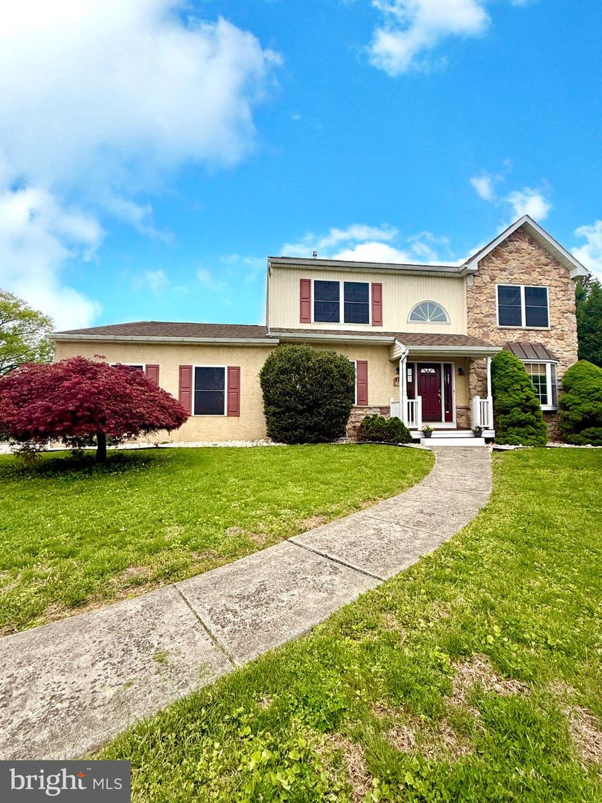 Welcome to 358 Peachtree Drive! This charming Colonial home in the desirable Jenkintown neighborhood offers a perfect blend of comfort and modern living. With 2,559 square feet of thoughtfully designed space, first floor office, laundry room with pizza oven and family room with new LVP floors, fireplace overlooking the breakfast room and kitchen with sliders to the private patio. The kitchen is equipped with a Viking Stove and hood, pot filler, double sink and hardwood floors. Dining room has hardwood floors, custom wood trim and crown molding. Second floor features four spacious bedrooms and two bathrooms, including a jetted tub and double sink in the main bathroom. The finished basement provides additional living space with finished basement on right side and unfinished space for storage and work space with mechanicals on left side of basement. This oversized 0.65 acre key lot is unique to the cul de sac offering a long driveway which opens up for privacy and open space which is a rare find. This lot layout is perfect for gardening, catch with the kids or dogs and hosting parties on the patio! 2 car attached garage with side entry and ample driveway space for family & guests. HVAC and water heater are 2-3 years old. Jenkintown is known for its friendly community vibe, with nearby parks offering green spaces for outdoor activities and relaxation. Experience the warmth and comfort of this inviting property, nestled in a community that truly feels like home.
