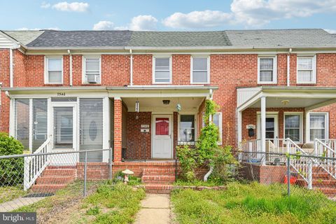 Townhouse For Sale - 7548 Westfield Road<br/> DUNDALK, MD 21222