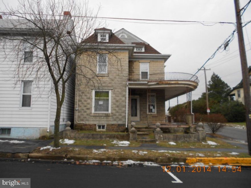 Welcome to this single stone corner home in Orwigsburg! It boasts of old world charm with stained glass windows, beautiful old woodwork that is in good condition and a wrap around porch. The entry of the home, your eyes will be drawn to the older detailed woodwork on the stairway. Large living room and formal dining room off of kitchen. Huge master bedroom with plenty of closet space and a walk-in closet off of master bedroom. Plenty of storage also on the third floor. Office area or could be a nursery on 2nd floor. Laundry off of kitchen in the sunroom. Walking distance to town. Mailing Address Continued: Orwigsburg Color: Brown