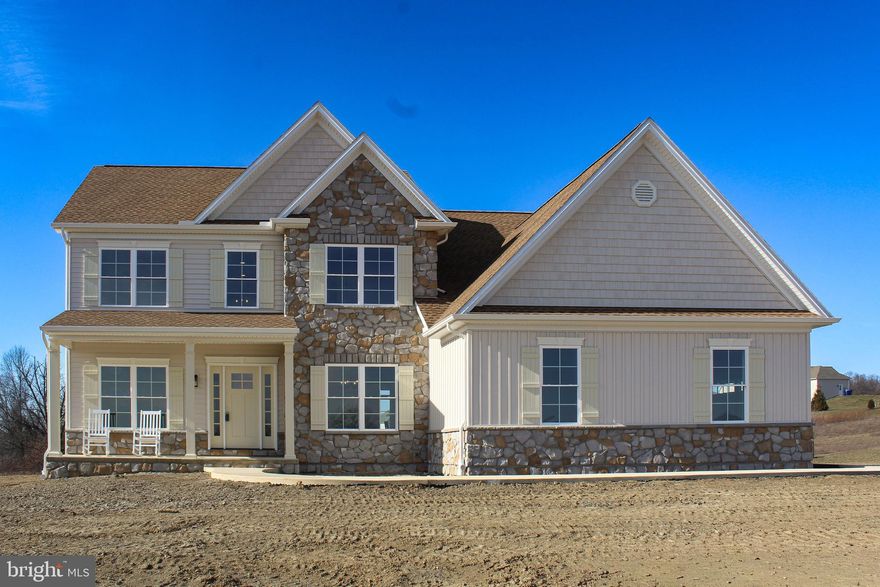 This home is near completion, professional photos coming soon! Luxury meets craftsmanship in this 2811 sq. ft. custom-built Sheely Homes Inc. two-story, situated on a large, level lot within the prestigious Cumberland Valley School District. This 4-bedroom, 3-bath residence showcases exceptional detail throughout, from the extensive crown molding and luxury vinyl plank flooring to the elegant railings with iron balusters.  The gourmet kitchen is a chef’s dream, featuring 42-inch cabinetry, granite countertops, a tile backsplash, and a generous center island ideal for gatherings. Highlighting the space are Café luxury matte white and gold appliances, including a refrigerator, that perfectly blend high performance with sophisticated style. A formal dining room with wainscoting, a tray ceiling, and ambient rope lighting provides a refined space for entertaining.  Upstairs, the expansive primary suite impresses with a tray ceiling accented by soft lighting and a spa-inspired bath complete with a soaking tub and a spacious tiled shower.  Additional highlights include added square footage with a partially finished basement, a stylish mudroom with built-in cubbies, an oversized two-car garage with a carriage-style door, and a large composite deck perfect for outdoor living.  Thoughtfully designed and meticulously crafted, this home blends style, comfort, and modern function in every detail. Conveniently located within Cumberland Valley school district, in Cumberland Range Estates, this community features the beautiful views of the Blue and South Mountains and a short drive to the new Costco in Mechanicsburg and Wegman's. Check with List Agent on current construction progress. Other lots are available to build your custom dream home!