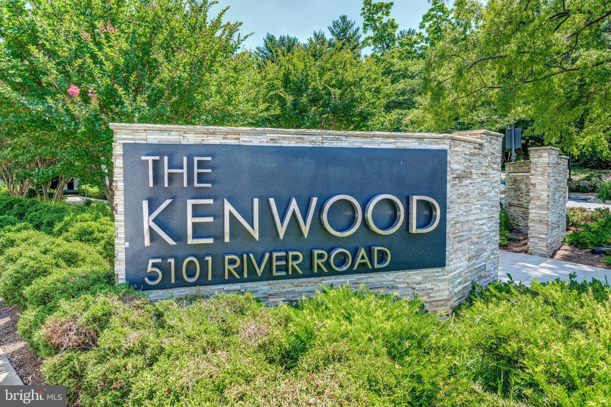 Best views in the building! Don't miss this one of a kind 1 bed, 1 bath home in The Kenwood. Overlooking the beautiful courtyard, enjoy the tree top views from your private balcony. Recently updated, eat-in kitchen with new stainless steel appliances including a gas stove and abundant storage. Bathroom updated with Corian countertops and custom cabinetry. Refinished original parquet floors and freshly painted throughout, move in ready! Bountiful storage in the unit, walk-in closet, linen closet and expansive hall coat closet. Separately deeded parking space and storage unit convey. The Kenwood has 24/7 security in a recently renovated lobby, a state of the art fitness center, outdoor pool, expansive meeting room with a full kitchen, a walking path around the professionally landscaped promenade with two picnic areas complete with grills and seating. Just outside your front door you will find the Capital Crescent Trail, Whole Foods, Downtown Bethesda. Who could ask for more? Westbrook ES, Westland MS and B-CC HS serve the neighborhood. Make 5101 River Road 712 your new home.