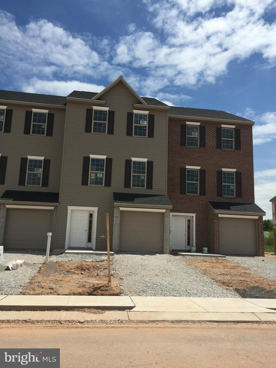 3 Bedroom, 2   Bath townhome with one car garage in Conewago schools. Open floor plan features Granite countertops, 2nd floor laminate in most units, Ceramic tile master bath and shower surrounds. Stainless steel microwave, dishwasher, and range included. Optional Sunrooms, many more choices to choose from                                                        Why Rent when you can buy for Less?