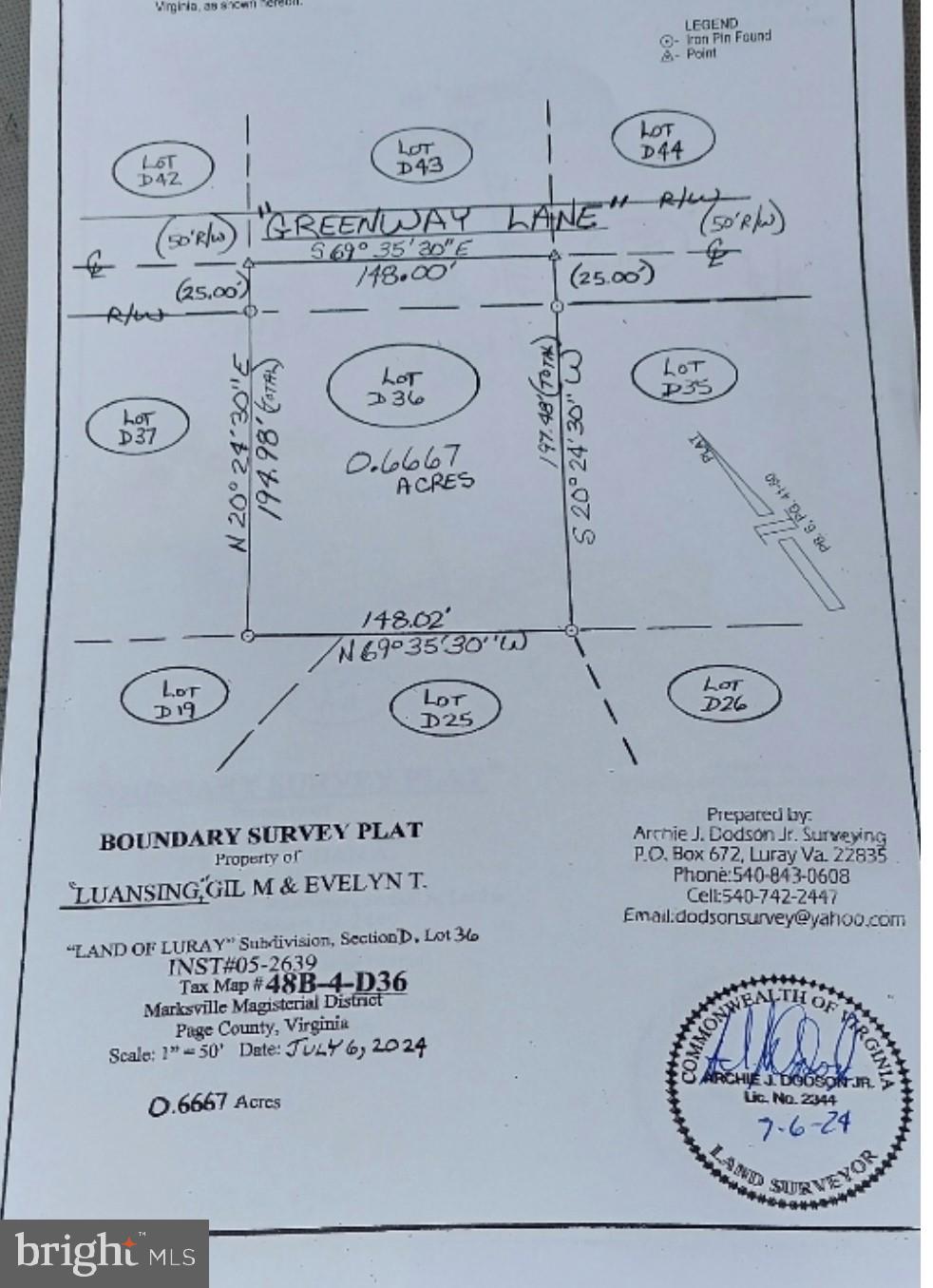 LAND OF LURAY - Land