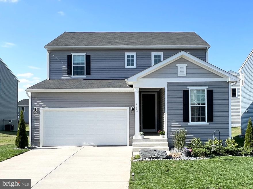 Price improvement!  Make your offer- offers presented as received.  This is the one you have been waiting for!  Welcome to your new place to call home.  Absolutely stunning property that is only 2 years young!!  This spacious floor plan offers a large living room, eat in gourmet kitchen, 3 bedrooms and 2.5 baths.  The home shows like a model! Just in time for summer, enjoy the fully fenced in large , flat backyard! Hopyard Farm offers many community amenities, such as a clubhouse, Olympic-sized pool, fitness center, tennis courts, playground, nature trails, and public boat ramp.   Commuters enjoy convenient access to Dahlgren Naval Base, Patuxent River NAS, Quantico, I-95, several VRE Stations and the Harry Nice Bridge.  Schedule your tour and make your offer before this one is sold!  *some photos are virtually staged