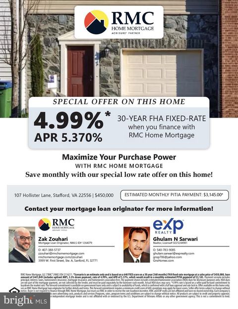 Photo of 107 Hollister Lane, STAFFORD, VA 22556 (MLS # VAST2044366)