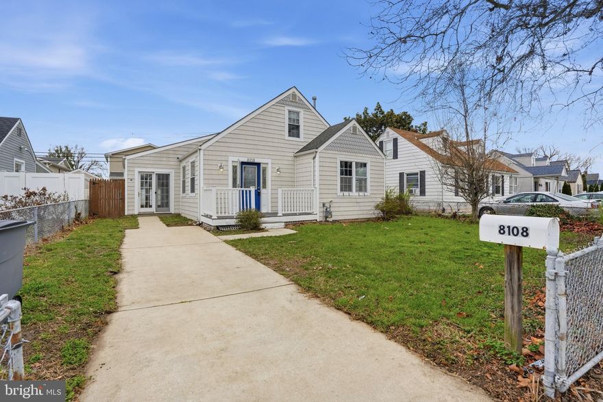 Handyman Special! Instant Equity To Be Earned! Welcome to 8108 Dundalk Avenue offering a fantastic opportunity for investors or savvy buyers looking to build equity. This home needs some TLC but is packed with potential and features 3 bedrooms and 1 full bathroom. The main level offers a bright living room, spacious dining room, large kitchen, two generously sized bedrooms, an enclosed sunroom, and a full bathroom, while the second level boasts a massive third bedroom with plenty of space and flexibility. The exterior features a great backyard with a nice patio—perfect for relaxing or entertaining. LOCATION IS KEY! Enjoy being just minutes from Water’s Edge Park, located less than half a mile away, offering recreation fields, a playground, basketball courts, baseball fields, a fishing pier, pavilions, restrooms, and a canoe/kayak launch. This property offers incredible value in a desirable area with strong upside potential. Home being sold in as-is condition. Don’t miss out—schedule your private showing today!