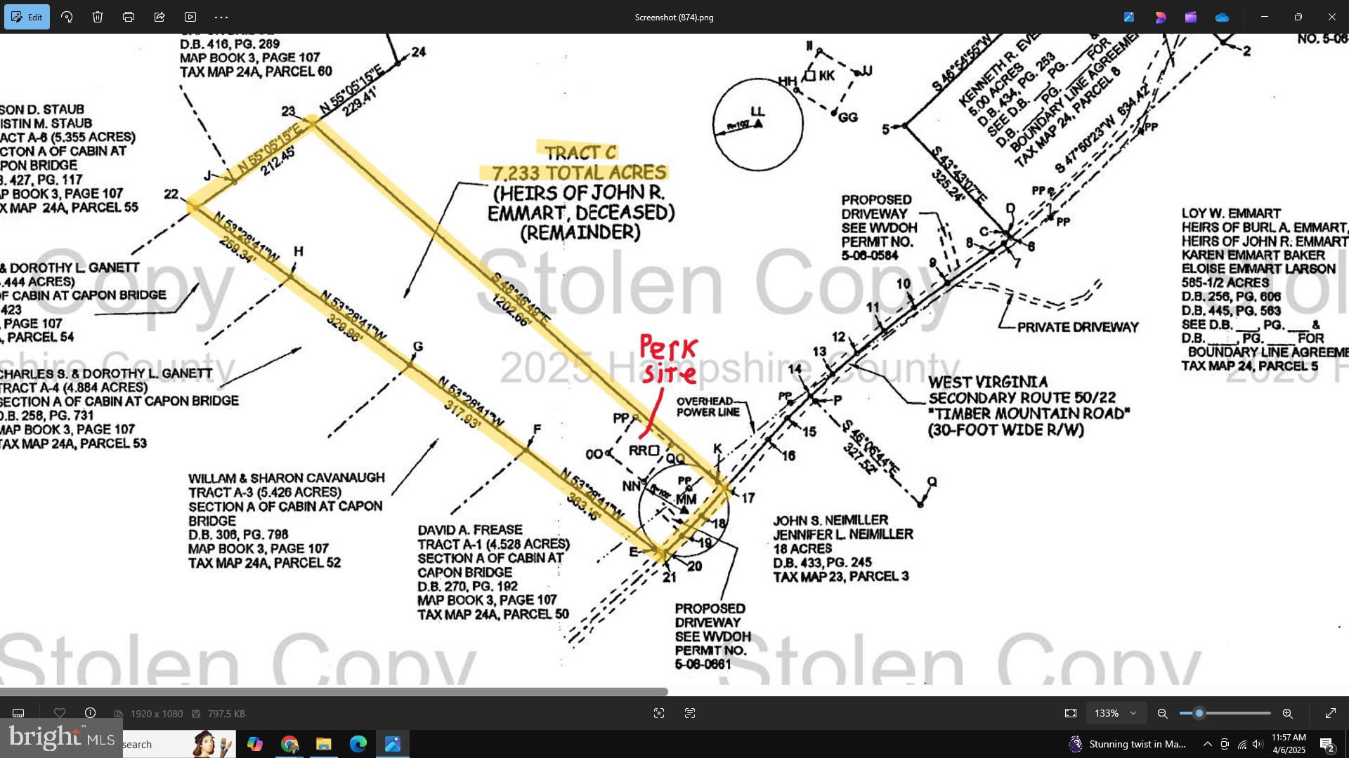 NONE AVAILABLE - Land