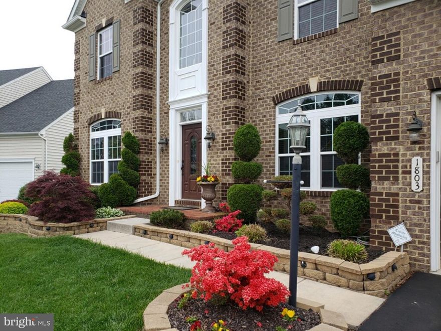 HOME ALSO FOR RENT.  This elegant NVR built home with over 5,000 square feet will captivate you as soon as you walk through the door. With 3,394 square feet on the upper levels and 1,805 square feet on the lower level, you will love entertaining in this magnificent home; it truly has all the upgraded bells and whistles. This home boasts 4 bedrooms, 4 1/2 baths to include a Princess Suite, Master with jetted tub and Roman shower, 2nd floor laundry room, sunroom, Brazilian cherry hardwood floors, triple crown molding, surround sound throughout, upgraded fixtures, and finished lower level outfitted with bar and theater room just to name a few. The grounds are easily maintained with the aid of the sprinkler system. Just sit back and enjoy the view. But don't wait because this luxurious home will not last long!