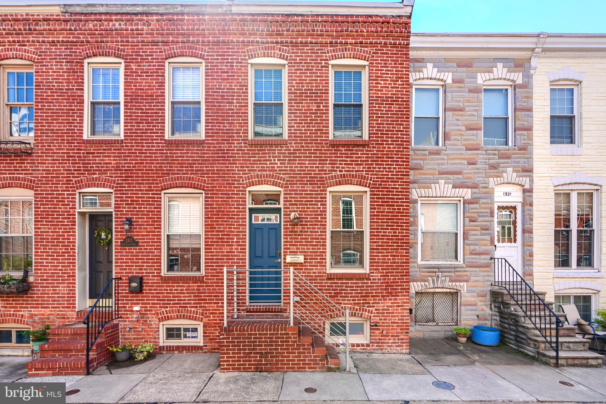 Wonderfully renovated Locust Point Rowhome for Rent, Available 8/11/25 or later. Nestled in the sought-after Locust Point neighborhood of Baltimore, 1319 Richardson Street is a beautifully updated rowhome marrying classic charm with modern comforts. This inviting rental offers two generous bedrooms and 1.5 baths, highlighted by gleaming hardwood floors throughout, exposed brick walls and an airy, open-concept living and kitchen/dining area—ideal for relaxing or entertaining. Fully finished basement with recreational room and laundry area. The sleek, contemporary kitchen features stainless steel appliances, granite countertops, and ample cabinet space. Step outside to your private rear patio, perfect for morning coffee or evening gatherings. Just moments from Fort McHenry, scenic waterfront paths, and a vibrant mix of local shops and eateries, this home combines peaceful street-side living with easy access to commuter routes and city amenities—a true Locust Point gem. Some furniture is negotiable to stay with the rental.