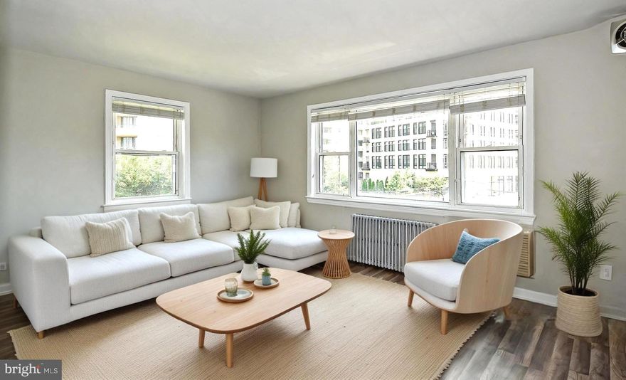 This sun-filled condo offers a beautifully updated interior and an exceptional Walk Score of 90+, placing the very best of the neighborhood right at your doorstep. The renovated kitchen features stainless steel appliances, while the spacious bedrooms are complemented by generous closet space, including a large walk-in closet for effortless storage. Enjoy the convenience of secure building entry with intercom access, an in-unit washer/dryer. Two assigned tandem parking spaces are ideally located near the front entrance for easy access. Perfectly positioned for a true urban lifestyle, you're just steps from the Bethesda Metro Station (red line), multiple grocery options including Giant, Safeway, Trader Joe's, Harris Teeter, and Target, along with over 200 restaurants, cafes, and shops. Located less than one mile from NIH and Bethesda Naval Medical Center, with seamless access into DC. For outdoor enthusiasts, the nearby Capital Crescent Trail offers a scenic bike ride all the way to Georgetown!