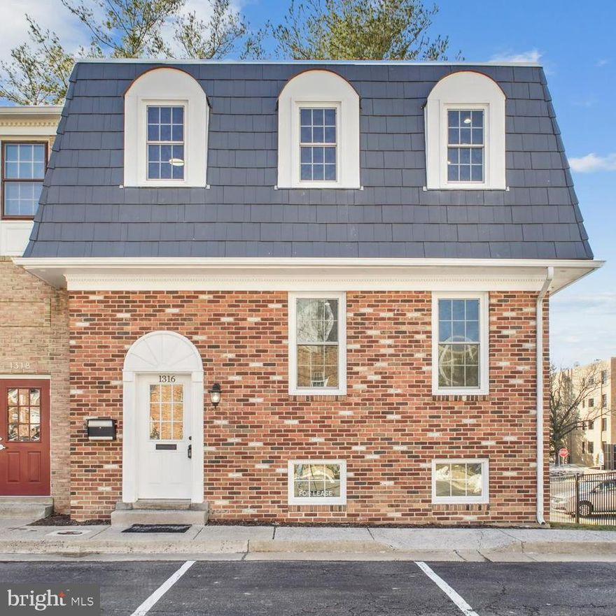 Immaculate, newly renovated, conveniently and centrally located CORNER Townhome-style office space in McLean available for rent.  Approximately 1,650 sqft over three floors of BRIGHT, clean and fresh space with new flooring, lighting, windows and bathrooms.  Main level has 4 offices (all with windows), reception area (window) with a sink/coffee area, and powder room. Upper level has 3/4 offices (all with windows) and powder room. Lower level has 3 large offices (2 with windows, one is perfect for storage or flex space) and reception area.  Lower level has ability to have a separate entrance if needed.  Tenant responsible for utilities. Ample free parking,  close to Metro & bus lines, and across the street from McLean Post Office on Elm Street. Walkable to McLean's restaurants and coffee spots.  Floor plans are available.