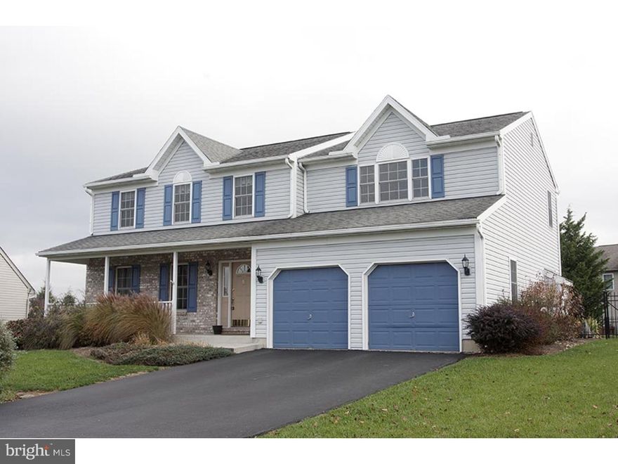 Very nice New Jersey II model home in the heart of Wilson Bulldog Country. This 2384 sq. ft. 4 bed, 2.5 bath home features a large, modern kitchen with nice accents and upgrades that opens to a tastefully decorated and spacious family room. The main floor also adds a generous sized dining room and formal living room/office area along with the convenience of having the laundry on the first floor. The bedrooms are all nice sized and the master suite will accommodate  the largest of bedroom sets and still gives you the added bonus of a separate sitting area or anything else that fits your lifestyle and a private bath. Enjoy the finished lower level which will give any buyer some added space for entertaining or quiet time. The rear patio was professionally hardscaped and adds yet another fantastic entertaining space and adds even more value to this exceptional home. The location is hard to beat and is considered by many to be the ideal place to live for Berks County.