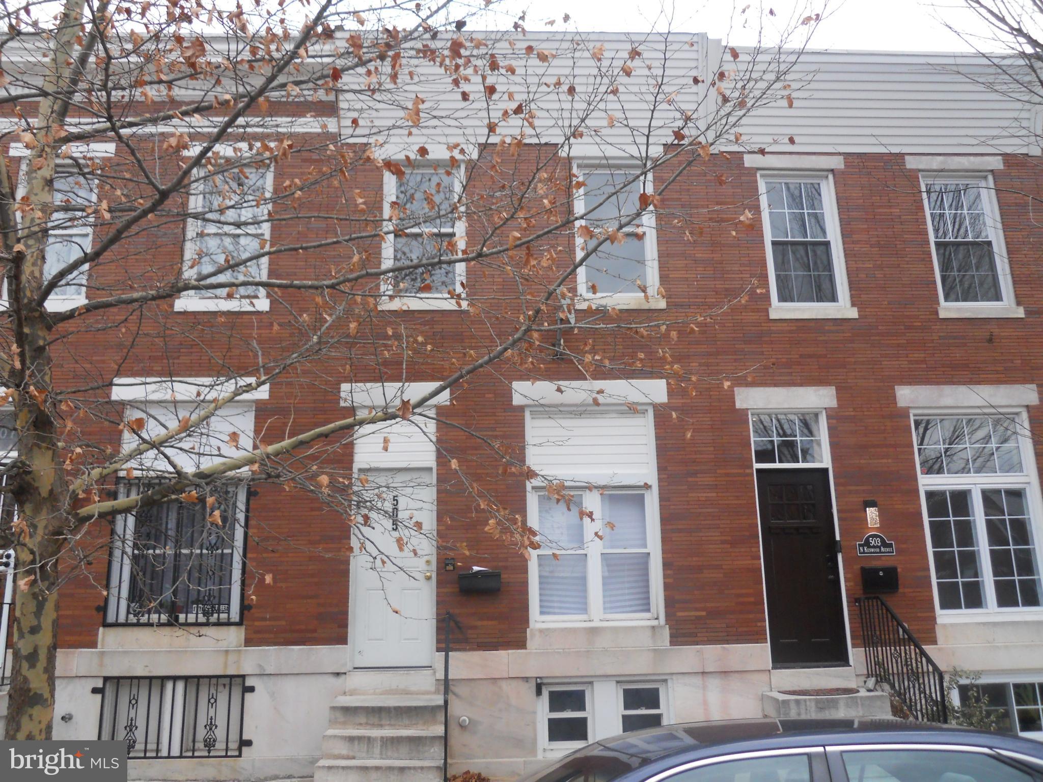 Welcome to McElderry Park!! Turn-key Rental or Renovate to High End Rehab! LEAD FREE!! 3 Bedroom home with updated flooring, HVAC, updated kitchen and many more! Buyer to verify ground rent if one exists, Seller will not redeem. All offers must have $1000 deposit, proof of funds and all required addenda. Ask about possible closing credit. Show and sell and add this to your portfolio today!!!