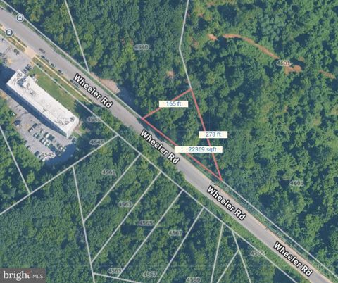 Vacant Land For Sale - Wheeler Road<br/> OXON HILL, MD 20745