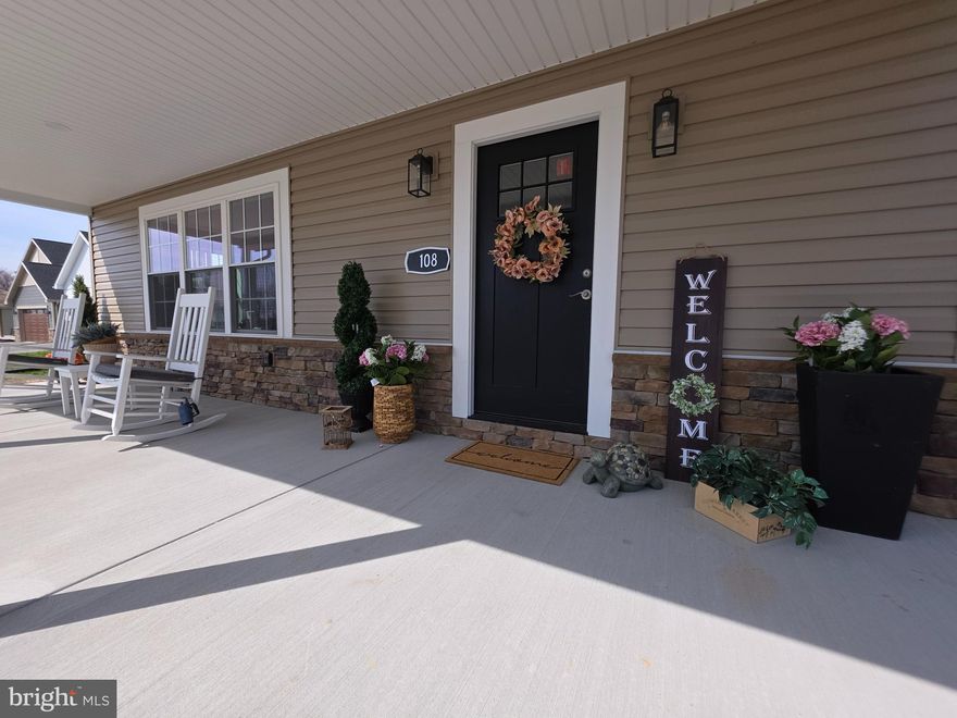 BRAND NEW AND MOVE IN READY!  With 2,500 square feet and located on a level lot, this stunning brand new  4 bdrm, 2.5 bath home is ready for you to call home!  Be forever greeted by the welcoming  8x30  front porch, oversized to allow plenty of space to gather with friends and family. 
Enter into the oversized and elegant foyer with a generously sized coat closet plus large hall/pantry closet for lots of 1st floor storage.  The entire 1st floor is adorned with the same wide width luxury plank flooring as seen on HGTV’s “Love It or List It” and is waterproof and pet proof! The kitchen features the classic & timeless snow-white cabinetry, still the #1 kitchen color, with an oversized island in mineral gray.  Upgraded stainless appliances with refrigerator included plus granite countertop. 1st floor is completed by a spacious dining area just off the kitchen along with a vast family room and an oversized laundry and mud room off the 2 car garage. 
Upstairs you’ll find the spacious owners suite highlighted by a full bath with a walk-in shower and linen closet plus a spacious walk-in closet.  The second floor is completed by  3 additional spacious bedrooms and an oversized main bath linen closet. 
Many additional features including an oversized 2 car garage with opener and upgraded basement Superior Walls are pre-insulated and pre-studded is an easy finish for future expansion.
All located within WALKING DISTANCE TO SCHOOLS, close to shopping and all major highways with no HOA fees! Listing agent has financial interest in property and is related to seller.