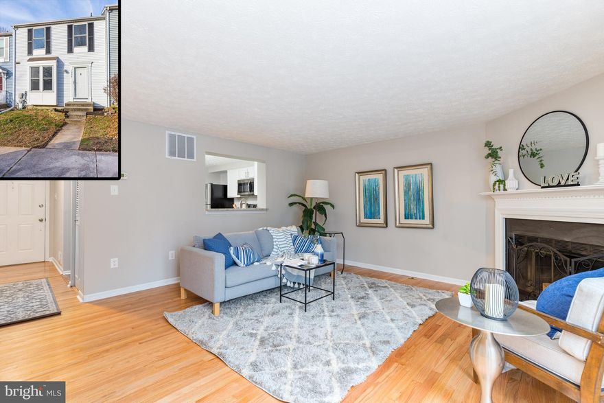 BEAUTIFULLY UPDATED TOWNHOME!  Enjoy an updated kitchen with stainless steel appliances, granite countertops and eat-in kitchen.  Open concept feel into a large living area with refinished hardwood flooring, wood burning fireplace and entrance onto the freshly painted deck perfect for entertaining.  Upstairs are 3 spacious bedrooms and renovated full bathroom.  Lower level features another large living area and an additional full bathroom and is conveniently a walk-out level to the fully fenced in back yard!  This house has all updated flooring and fresh paint throughout so you can pack your bags and move right in!  House is vacant and easy to show - Schedule your showing today!