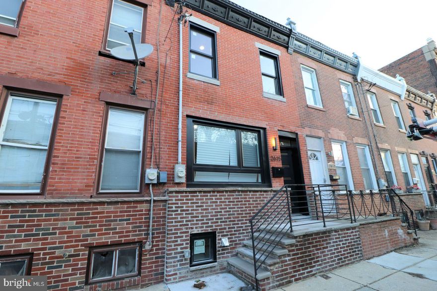 Welcome to this new construction 2 bedroom, 2.5 bathroom home in the Grays Ferry Section of Philadelphia. It features hardwood floors throughout with an open floor plan on the main living level. The new kitchen has quartz countertops, new modern cabinets, stainless steel appliances with a gas range, built-in microwave, dishwasher, and refrigerator. There is a half bathroom on the main level for convenience. Upstairs there are 2 good size bedrooms with ample closet space and 2 full modern bathrooms. As a bonus, there is a finished basement and a back courtyard. Schedule your tour today!