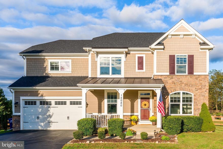 Welcome Home!  You will love living in Lovettsville in Dutchman's Creek Community.  The Rosemont model sits on a peaceful 0.78-acre lot and offers the perfect blend of elegance, comfort, and modern style with breathtaking mountain views.  Enjoy the convenience of being close to the MARC train, Lovettsville pool, recreation park with soccer, baseball, horse arena, walking and riding trails, and dog park.
Inside, you’ll find 4,444 square feet of well-planned living space that flows effortlessly—ideal for everyday life or entertaining guests. The heart of the home features an open-concept kitchen, family room, and sunroom. Wide-plank flooring adds warmth, while the chef’s kitchen impresses with brand-new appliances, stylish lighting, and a large island perfect for cooking and gathering. Enjoy meals in the formal dining room and cozy evenings by the stone fireplace in the inviting family room.  Step into the home office, an inviting space that combines style and productivity.   Lets not forget the sunroom!  The ideal spot to enjoy nature at its finest overlooking a fenced landscaped yard with a tree-lined buffer and  custom designed garden. From here, you will enjoy the two level trex deck  and patio.  This is a perfect outdoor retreat for quiet mornings or lively gatherings. 
Upstairs, relax in the grand primary suite with a beautiful tranquil view and a spa-like bathroom featuring two separate sinks, a soaking tub, an oversized shower, and a walk-in closet. The second level also includes four spacious bedrooms—each with its own bathroom (two share a Jack and Jill)—plus a convenient laundry room.
The basement is a true entertainment space, featuring a custom bar that will WOW you with bar stools, pool table (included), workout/flex room, game/flex room, a full bath, and plenty of storage space with easy utility access.  Love having your own spacious two-car garage with built-in cabinets for extra storage.  

Capture the breathtaking mountain views and enjoy the convenience of being close to the MARC train, Lovettsville pool, recreation park with soccer, baseball, horse arena, walking and riding trails, and dog park. The town-square offers many retreats such as restaurants and local shops. You will not want to miss your chance to make this exceptional residence your new home.  The updates 2018 LVP floor on 1st floor.  Cabinets/shelves installed in garage.  2019 Basement was redone with LVP flooring, fresh paint, bar (has tile floor with marble counter tops and rough cut artic frost backsplash, back-up generator hook up, dedicated outlets in garage to run power tools, refrigerator and freezers.  Craft room/flex have cabinets that were installed with granite and laminate countertops.  2021 two level deck with Trex decking installed (14x20) upper level/16x10 lower level/20x20 bluestone patio installed over poured concrete.  Deck joist are 2x10 and spaced 12" apart.  Deck was over engineered to carry weight.  2023 New 30-year architectural shingles installed with warranty. 2024 storage room cabinets and laminate countertop installed.  2025 New kitchen appliances, New sump pump with alarm,  interior  and front porch was painted .  Note:  Convenient to shops, eateries, Lovettsville Community Center with pool, New Recreation Center with walking trail, dog park, soccer, baseball fields, horse arena and MARC TRAIN.  You will not want to miss this one!