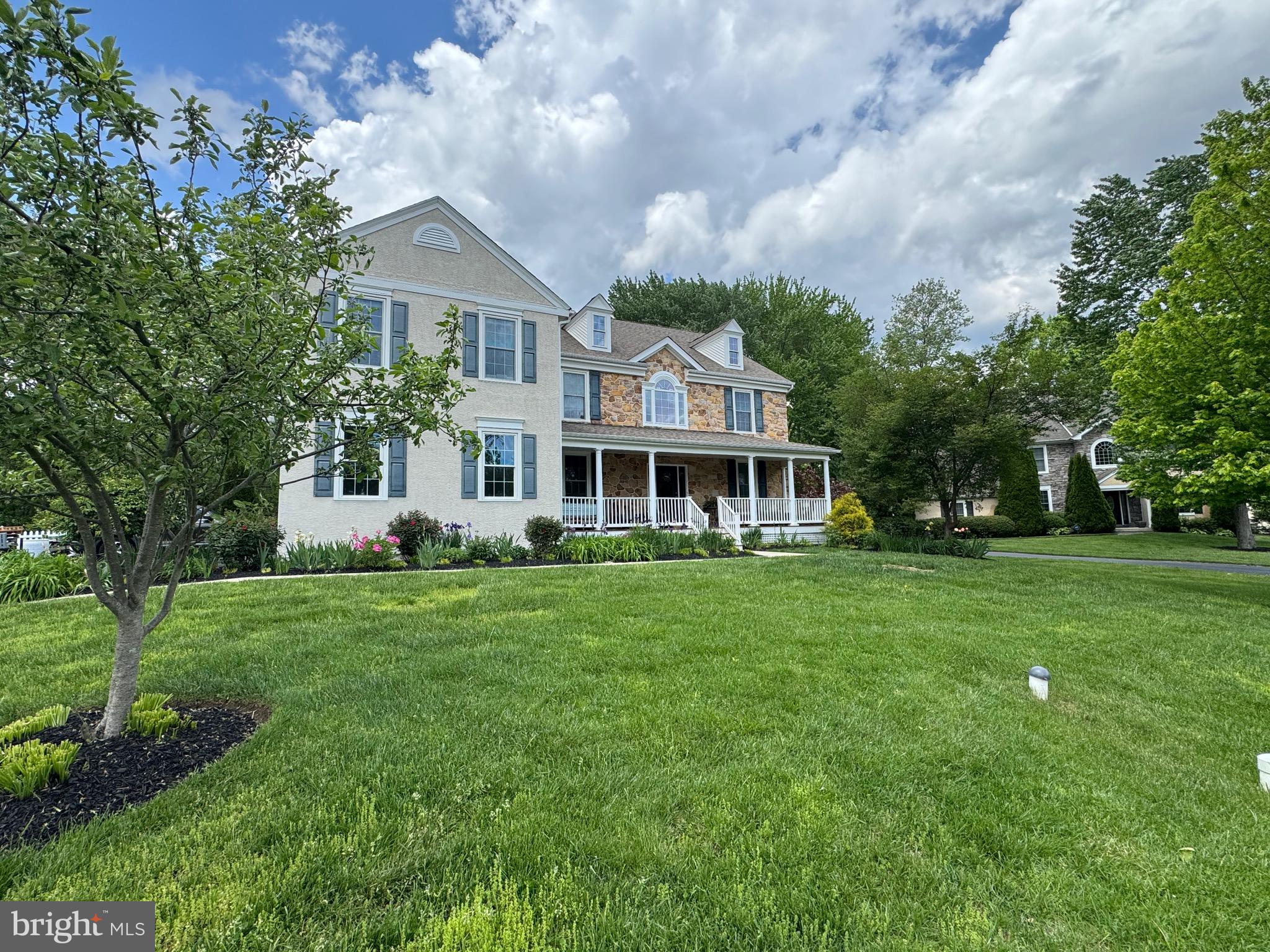 Welcome home! This 6-bedroom 4.5-bath executive residence in the highly sought-after Wallingford-Swarthmore School District offers the perfect blend of luxury, comfort, and convenience. With more than 4,600 square feet of meticulously designed living space, this home is ideal for both family living and elegant entertaining.
When you approach the home, the covered front porch welcomes you. As you enter, the foyer that is banked on either side by the formal dining room and living room. High ceilings and beautiful laminate floors lead you into the open-concept living area at the rear of the home. The well appointed kitchen features stainless steel appliances, custom cabinetry, and an oversized island that looks into the breakfast room. The family room which boasts a cozy fireplace and large windows that flood the space with natural light has a clear open sightline to the kitchen. A rear staircase is accessible in the kitchen that leads to the second floor.
The main level also includes a formal dining room, perfect for hosting dinner parties, a living room, and a large private office or study for those who work from home.
Retreat upstairs by using the primary front stairs or the rear stairs to the impressive primary suite, which has its own fireplace. The suite is completed by a spacious ensuite bathroom featuring a soaking tub, dual vanities, and a stall shower. Four additional well-appointed bedrooms, multiple bathrooms and a laundry room are located on this level.
Head down to the partially finished lower level-where you have a 6th bedroom with its own ensuite full bath. There is plenty of open space on this level-just waiting for your ideas.
Step outside to the backyard, where you can enjoy outdoor living on the generously sized deck overlooking the fire-pit area. The current owners have planted many types of flowering plants that bloom each year. The property also features a generous three-car side entry garage, and a full basement, allowing for endless possibilities for customization.
Located within a tranquil cul-de-sac community, this home offers excellent access to top-rated schools, parks, Septa Rail, shopping, and dining options. Easy access to Septa routes from the Wallingford Station that is located just over a mile away. Don’t miss the opportunity to call this property your new home! The sellers had professional stucco remediation done early on during their ownership with documentation available.