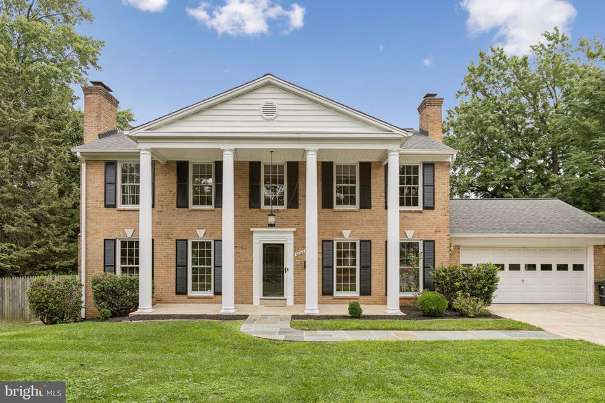 Check the recent sales, fantastic new Adjusted Price!! Attractive $100,000 fall discount. Stop by Sunday's open house to see and see this beautifully sited stately colonial.  Great street presence, level yard and cul-de-sac-living.  Inside you are welcomed with a formal foyer and circular flow main level floor plan.  The living room is grand in size and features the first of three fireplaces. This one has never been used!  There is a separate formal dining room with chair rail, wainscotting, and a decorative ceiling medallion.  The kitchen is large and has been updated with granite counter tops, newer stainless-steel appliances, and recessed lights. The kitchen boasts a walk-in pantry, gas cooking, a dedicated eating space, bay window overlooking the rear yard and built-in desk area. There is ample counter space for working and cabinets for storage. The laundry room is located off the kitchen with a newer front load washer and dryer, separate utility sink and direct access to the oversized two car garage.  Off the foyer and kitchen is a warm and inviting family room, with the second of three fireplaces.  The owner installed recessed lights in this room which makes it a fantastic room to relax, unwind and enjoy. There is an updated half bath on the main level and many rooms feature notable crown molding.  Under the carpet in most rooms on the main and upper levels are the original hardwood floors. They have been protected with carpeting for 50 plus years! The four floor to ceiling windows in the front main level rooms allow the home to fill with wonderful natural afternoon light. 

Upstairs provides the opportunity for five full bedrooms, or an owner's suite with an attached office/nursery and three additional bedrooms.  However the new owners choose to use the upper level, they will find generous sized rooms, abundant closet space and most rooms featuring double exposures. The renovated owner's bath has double sinks, a walk-in shower with a glass wall, as well as a walk-in closet with hidden clothes chute. The upper level hall bath has recent updates and also has a dressing area with an additional sink. 

The lower level is light and bright and presents the third working fireplace in the rec room. The large sliding glass doors open to a brick patio and a level fenced rear yard. The 5th/6th bedroom can be found on this level  as well as the third full bath. There is also a wet bar area and a large utility/storage room on the lower level. The shelving and additional refrigerator convey.  There is also an additional door from the utility room that opens to the rear yard. 

This home has been meticulously maintained and updated thru the years.  One of the hidden amenities is that both the level front and rear yards have an underground water sprinkling system! The quiet cul-de-sac and convenient location are also added bonuses. Don't miss this rare opportunity to own this wonderful Falls Grove landmark home.