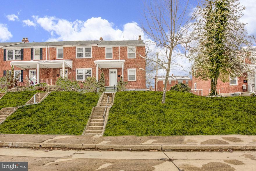 This end of row townhome is one of the largest on the block. It features a newly renovated kitchen with new appliances and lovely cabinets with a freshly painted finished basement with a bathroom and a laundry room with brand new washer and dryer. The  property features a open floor plan. The second floor has spacious three bedrooms and a newly renovated bathroom. Hardwood floors throughout with a HVAC system.  One of the only properties with a brand new concrete 2 car parking  pad in the back of a fence  in yard. Conveniently located close to Belvedere Square, Senator Theater, Towson Town Center, Morgan State, Loyola, Notre Dame, Hopkins, Towson University, Mount Pleasant Golf Course, and a variety of other shopping, dining, and entertainment options. This beautiful  property wont last long.   Due to COVID-19 we ask that all parties viewing the home adhere to CDC protocols. Please wear gloves, masks to the property. Refrain from touching cabinet doors and light switches. If anyone has exhibited COVID-19 symptoms please refrain from scheduling.