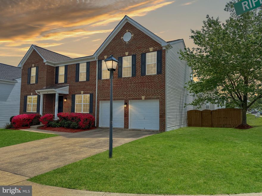 Welcome to Apple Grove in North Stafford, where this stately 4,100+ square foot colonial offers the perfect blend of comfort, elegance, and space for modern living.
Situated on a beautifully landscaped corner lot with a classic brick front and established greenery, this home offers timeless curb appeal and plenty of room to grow. With three finished levels, 4 bedrooms, a 5th bedroom (NTC), 3.5 bathrooms, and a 2-car garage, this home checks all the boxes.
Step inside to a bright and inviting interior featuring gleaming hardwood floors throughout the main level and fresh, neutral paint from top to bottom—making this home truly move-in ready. The kitchen has been beautifully updated with crisp white shaker cabinets, sleek granite countertops, and stainless steel appliances. Its open layout connects effortlessly to the main living and dining areas, making it a great space for both everyday use and entertaining.
Upstairs, the spacious primary suite includes a large walk-in closet and private en-suite bath with double vanity, soaking tub, walk-in shower, and linen closet. Just down the hall, is a versatile bonus room, ideal for a play-room, office, workout space, or reading nook. Three additional spacious bedrooms, with walk-in closets, and another full bath complete the upper level.
The finished basement adds incredible flexibility with a large living area room, separate sitting area, a full bathroom, a fifth bedroom (NTC), and ample storage space—offering endless possibilities for guest accommodations, a home theater, or hobby space.
Outside, enjoy the flat, fully fenced backyard with a large covered deck—perfect for summer cookouts, relaxing evenings, or safe playtime for kids and pets.
Located just minutes from shopping, dining, and I-95, this home offers both convenience and comfort in a charming North Stafford community.