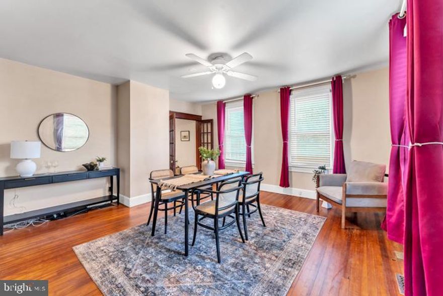 Property is being sold AS-IS. This charming detached (duplex) two-unit home is perfect for investors and homeowners seeking dual living spaces and rent out one of the units to offset your new mortgage (great for first time home buyers)!  Each unit is equipped with separate gas-fired furnaces and central air conditioning, ensuring comfort year-round. Enjoy the convenience of individual gas and electric meters for easy utility management. Both units feature new refrigerators, and one unit's HVAC system and water heater were replaced in 2020. Each thoughtfully designed unit includes two bedrooms, one full bathroom, dedicated living and dining areas, and fully equipped kitchens. Nestled on a beautiful, tree-lined street, this property offers excellent access to public transportation via the MARC train, as well as easy connections to I-95 and I-695. The second unit address is at 5843 Main Street but you can't put this in your GPS, both units under one tax ID. This property is listed in "multi unit" section of bright mls as well. Don't miss this fantastic opportunity!