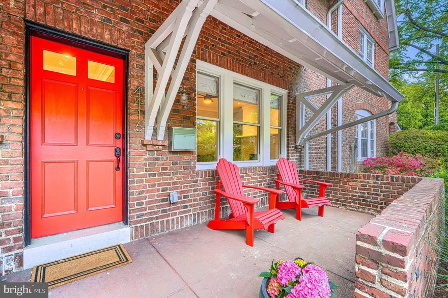 There are homes that feel good the moment you walk in. The kind where everything settles into place right away, and you can instantly picture your life unfolding there.
Built in 1916 and fully renovated, this three-story home blends timeless character with a fresh, thoughtful design. Original wood floors run throughout, adding warmth and continuity as light moves easily from one space to the next.
The living room sets the tone. A fireplace anchors the space, flanked by custom built-in bookshelves that feel like they’ve always been there. It’s easy to imagine them filled with well-loved books, collected pieces, and family photos, the kind of things that tell your story over time. It’s a room made for slow mornings, quiet evenings, and everything in between.
From there, the dining room sits just beyond, ready for long, lingering dinners where conversations stretch and no one is in a rush to leave the table. It connects seamlessly to the kitchen while still holding its own sense of place.
The kitchen opens beautifully from the dining room, creating a natural flow that makes everyday living and entertaining feel easy. Crisp and inviting, it features a gorgeous white palette, a generous peninsula, and an abundance of cabinetry that keeps everything effortlessly organized. It’s also outfitted with beautiful appliances, including  a new stove, refrigerator, and dishwasher. A well-placed powder room completes the main level.
Upstairs, the second floor offers a sense of retreat. The primary suite is spacious and thoughtfully designed, with multiple closets and an en suite bath featuring an antique double vanity, a decadent soaking tub, and a large, beautifully finished shower. A second bedroom and an additional room, currently used as a home office, offer flexibility depending on how you want to live. A full hall bathroom serves this level, adding convenience for both everyday living and guests.
The third floor is where the home really surprises you. Vaulted ceilings create volume and light, while two additional bedrooms with built-ins offer both charm and function. The full bathroom is a true standout, with cathedral ceilings and a skylight that brings in soft, natural light throughout the day.
The fully finished lower level adds even more usable space, complete with a wet bar and a full bathroom. Whether you imagine a relaxed family room, a home gym, a creative studio, or a cozy media space, it adapts easily to your needs.
The current owners have made thoughtful improvements you’ll appreciate every day. Closet organization systems have been added throughout, giving everything its place. Several windows have been replaced, improving both comfort and efficiency. The main water line has been replaced and an energy audit was completed, followed by targeted upgrades, along with a new water heater. The basement has also been professionally waterproofed, offering extra peace of mind.
Outside, the backyard is expansive and beautifully landscaped, with plenty of room to gather, garden, grill, and enjoy the seasons. The rear porch becomes an easy extension of the home, perfect for summer barbecues or a quiet cup of coffee in the morning, and a storage shed adds practical convenience. Just beyond, a one-car parking pad offers that extra bit of ease.
This is a home with soul. A place where the details feel considered, the spaces feel inviting, and the moments, big and small, have room to happen naturally.