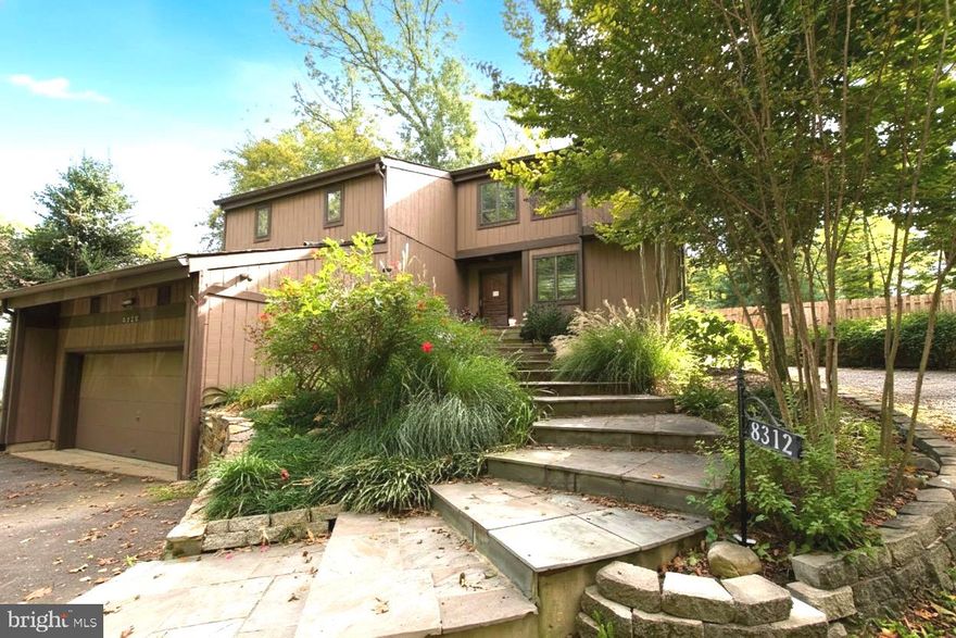 Beautiful Contemporary home in a wooded setting. Secluded at the end of a cul-de-sac with a one access road and abutting NOVA Community College. Renovated/remodeled home with SS appliances, large open kitchen, large MBR and separate large MB bath. Sun room with curved glass overlooking wooded area with a deck and a BBQ setting.