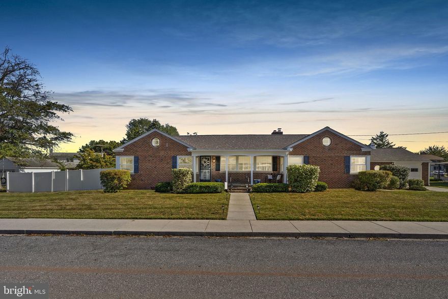 Looking for a single-family home at the price of a townhome?!  This is it! All brick rancher on a quiet street and a 1/4 acre fully fenced lot! Hardwood floors throughout! Certainteed lifetime warranty replacement windows! 2 fireplaces, 1st-floor den or office could easily be used as a 4th bedroom! Enclosed breezeway,! Covered screened-in patio!  The yard is level and lovely! The covered front porch is great for morning coffee, and the additional open back patio is great for entertaining! Attic for storage! 1 car garage and lots of off-street parking! Wood Stove Insert '24! HWH '20! Central Air '19! Roof '22! NO HOA!  **Assumable USDA loan at 5.15%!