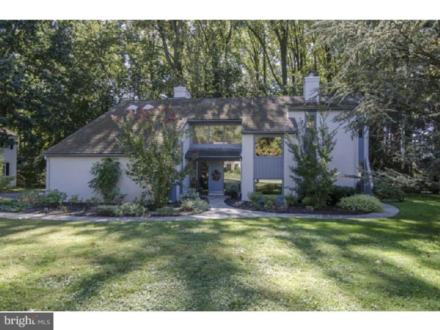 Distinctive and spacious Contemporary home located in "The Woods",one of Radnor's most sought after neighborhoods.This wonderful 4 Bedroom home boasts many special features   open flowing floor plan that makes entertaining and family living an ease.Abundant windows offer great light filled rooms, two fireplaces, delightful Sunroom/Atrium off the Living room,Dinette area in Kitchen plus comfortable counter bar with stools, large Family room with beamed ceiling with sliders to a Deck, finished lower level with Powder room, generous sized rooms and gleaming hardwood floors in most rooms.It has been lovingly maintained with neutral decor. This home is situated on a corner lot offering a nice front and side yard with a lovely wooded backyard.Its location is superb   close to train, major highways and the town of Wayne with its many shops, restaurants and movie theater. Enjoy great living space, convenient location and all that Radnor Township and the Radnor Schools have to offer! HSA Home Warranty Included