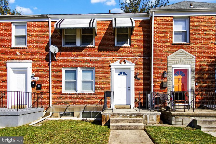 Charming and spacious 4-bedroom, 2-bath townhouse located at 3814 Erdman Ave, Baltimore. This well-maintained home features beautiful wood floors, central air, a finished basement for extra living space, and an in-unit washer and dryer for your convenience. Clean, comfortable, and move-in ready.