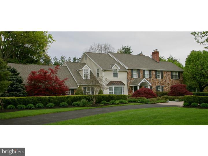 Magnificent home in one of Lower Gwynedd's, most desirable neighborhood's. This 4 Bedroom, 3 & Half Bath Colonial is sure to impress from the moment you enter the foyer. Newly refinished random width Oak hardwood floors, custom millwork through out the home, including a classic office/library with elegant Mahogany wood paneling. Entertain family and friends in this bright Grand Family Room with coffered ceilings, plantation shutters, gorgeous custom built-in's and cozy fireplace. Gourmet Kitchen with extra large island, state of the art appliances like the Sub Zero Refrigerator, and warming drawer. Custom cabinets and granite counter tops will have any family enjoying spending time there. The 2nd floor has a Fabulous Master Suite with a nice sitting room, walk in closet and a private on-suite with spa like features such as a large steam shower and a jetted tub. There are three additional bedrooms located on the 2nd floor with two additional full bathrooms. The finished basement had brand new carpets just installed. The house was just freshly painted using warm neutral colors. The back yard is truly a family retreat, perfect for outdoor gatherings. Don't miss out on this opportunity to make this house your own. Great location close to major roads, restaurant and parks.